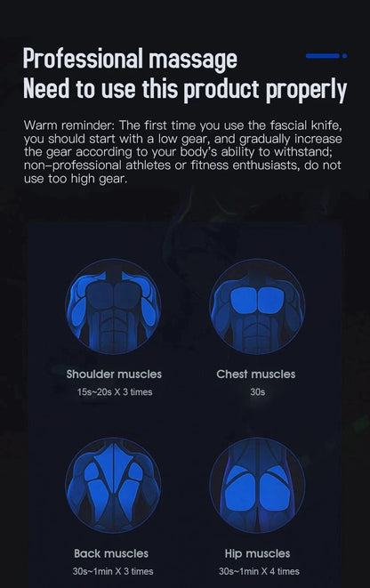 Massage Blade - Muscle Relaxation & Body Contouring Vibrating Tool